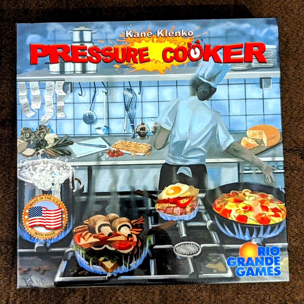 Brand New "Pressure Coocker" board game. Sealed
